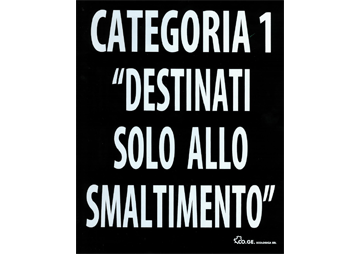 coge ecologica cat.1 destinati solo allo smaltimento